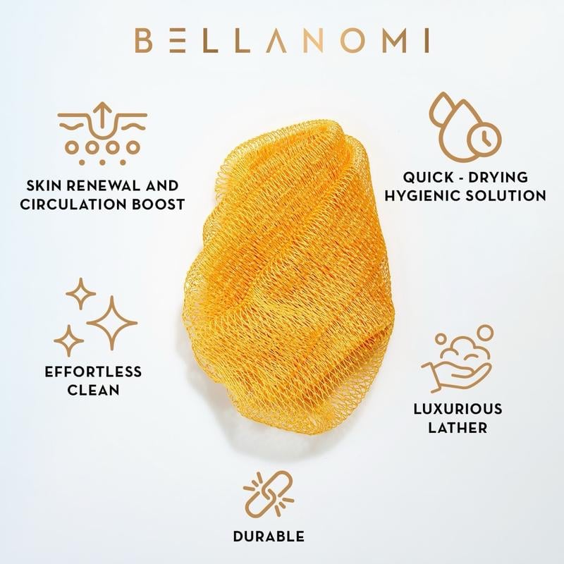 African Exfoliating Net Sponge -  Deep Body Scrubber for Radiant, Smooth Skin - 1+1 FREE