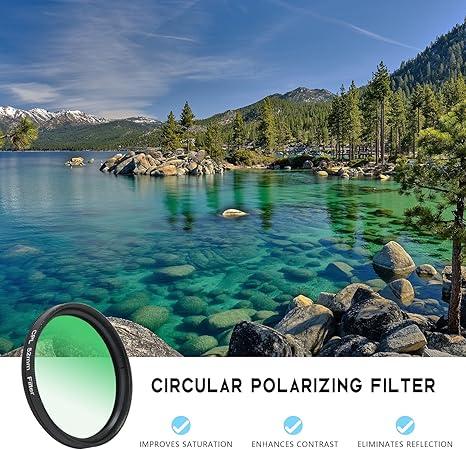 ClearView 52mm Clip-On CPL Filter Kit – Instantly Upgrade Your Phone Camera Clarity - 50% OFF