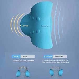 SpineEase Neck Traction Pillow - Cervical Pain Relief & Posture Corrector Device - 50% OFF