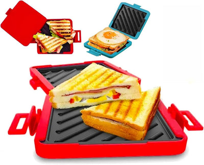 Microwave Toastie Sandwich Maker - Crispy Toasties in Minutes - 50% OFF