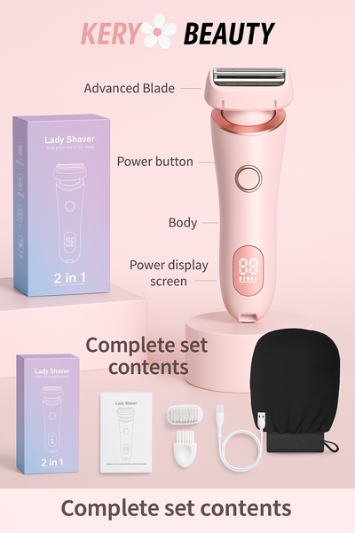 The SilkGlide Shaver - A Perfect Shave, No Nicks or Bumps - 50% OFF