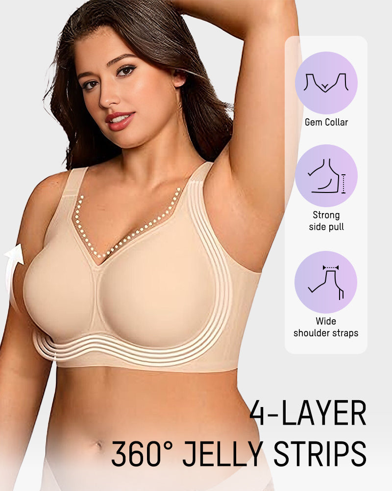 The Jelly-Strip Smoothing Bra - Support Without Wires or Bulges + 50% OFF