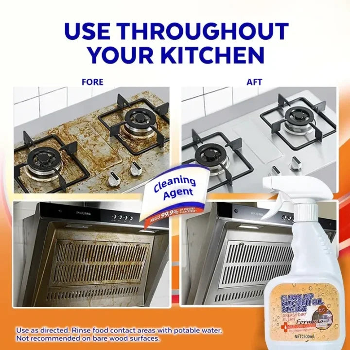 GreaseFree Heavy Duty Degreaser - A Fresh Kitchen, Instantly + 50% OFF