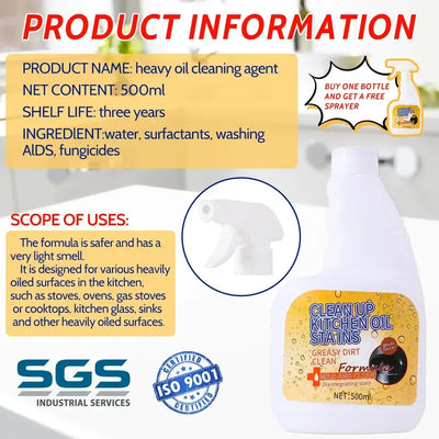 GreaseFree Heavy Duty Degreaser - A Fresh Kitchen, Instantly + 50% OFF