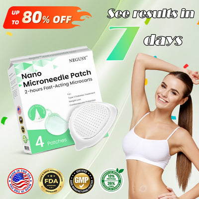 GLP-1 Microneedle Wellness Patch – Pain-Free Weekly Support for Blood Sugar Control - 1+1 FREE