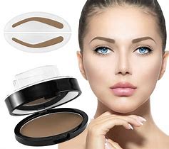 OnePress Brow Stamp Kit – Instant Full Brows Waterproof Reusable Shaping Stencils - 50% OFF
