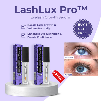 The LashLux Pro Serum - Longer Lashes in 7 Days + 1+1 FREE