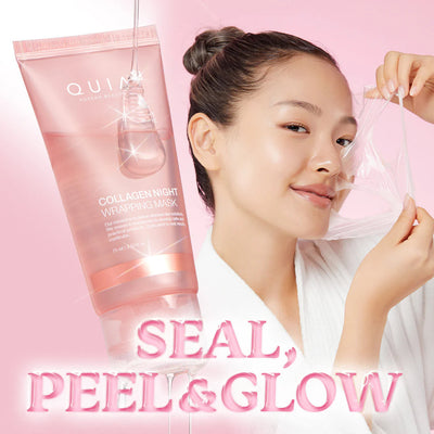 Quia Collagen Wrapping Mask - Wake Up To Glass Skin. + 50% OFF