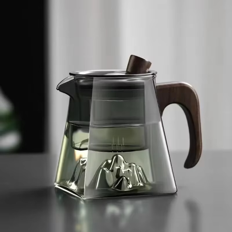 ZenFlow Glass Teapot – Elegant Brewing, Meditative Moments - 50% OFF