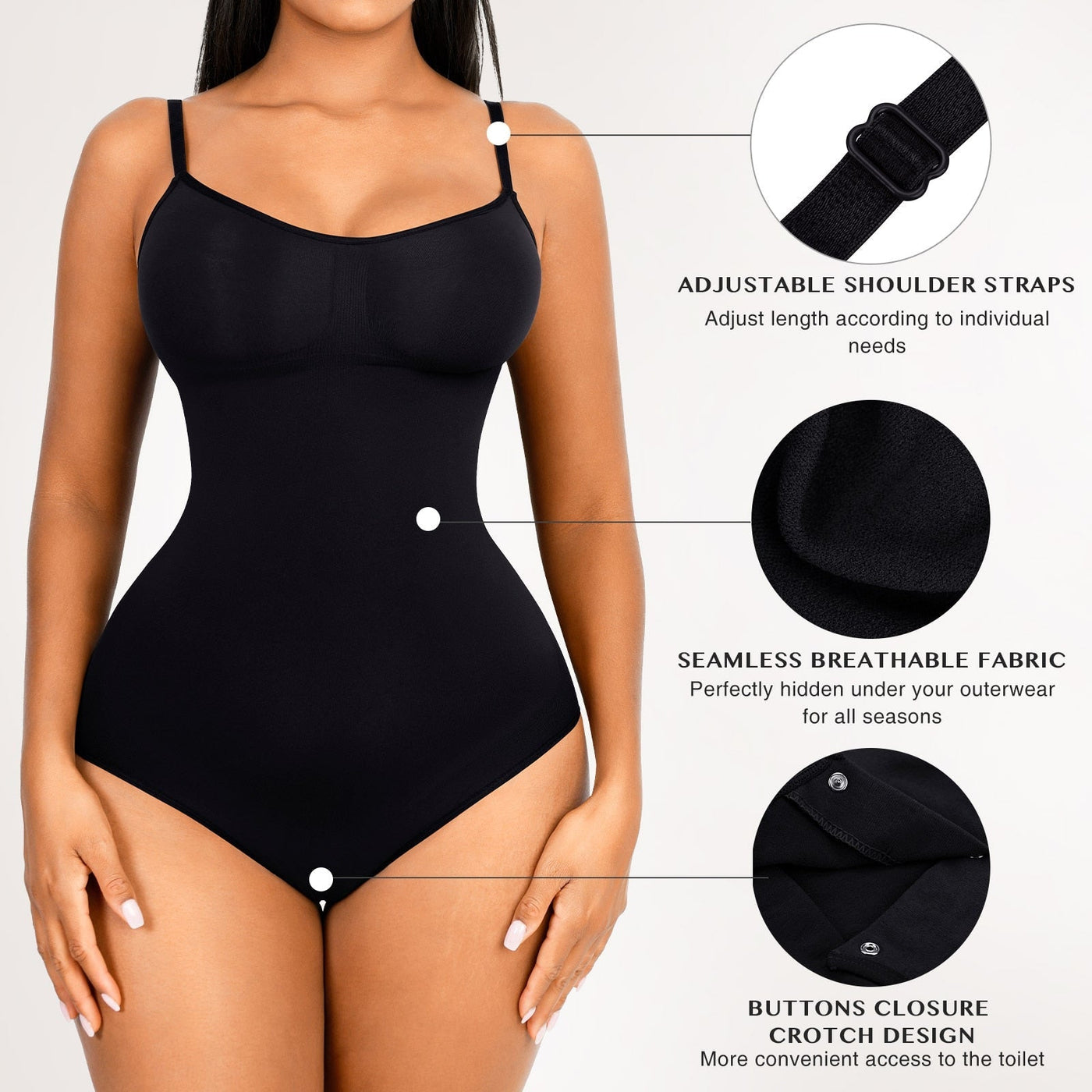 ElevateSculpt Bodysuit – Your Secret to Confident Curves - 60% OFF