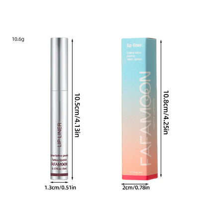Peel-Off Matte Lip Liner & Tint – Waterproof & Hydrating 6 Rich Shades - 50% OFF