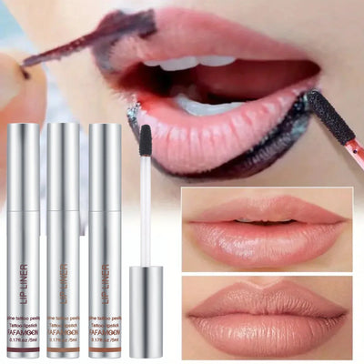 Peel-Off Matte Lip Liner & Tint – Waterproof & Hydrating 6 Rich Shades - 50% OFF