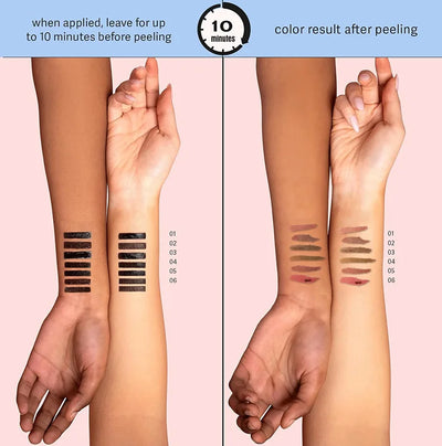 Peel-Off Matte Lip Liner & Tint – Waterproof & Hydrating 6 Rich Shades - 50% OFF