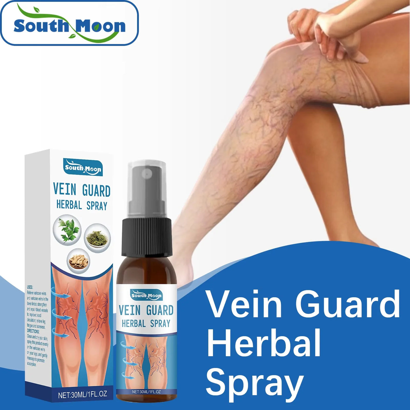 The VenaClear Serum - Erase Varicose Veins, Naturally - 50% OFF