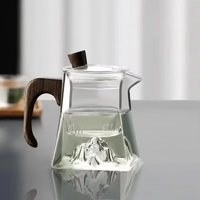 ZenFlow Glass Teapot – Elegant Brewing, Meditative Moments - 50% OFF