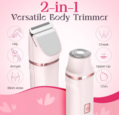 Ultimate 2-in-1 Bikini Trimmer – Painless Shaving for Silky, Smooth Skin - 50% OFF