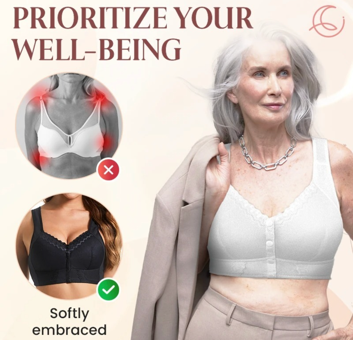 EaseLift Comfort Bra -Perfect for Seniors 1+1 FREE