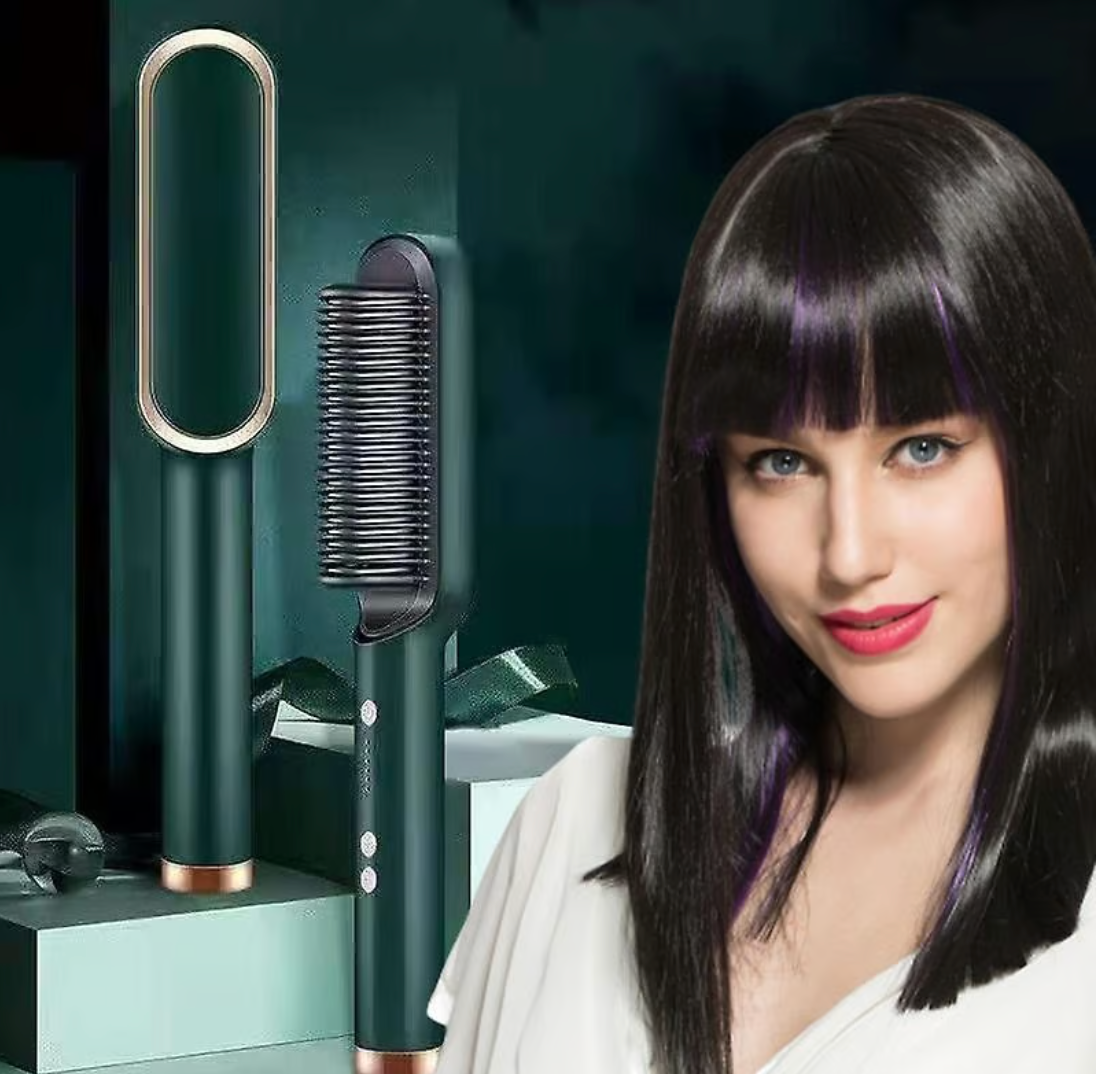 NovaGlide Styling Comb - Unlock Salon-Sleek, Frizz-Free, Healthy Hair in Just 5 Minutes 50 % OFF
