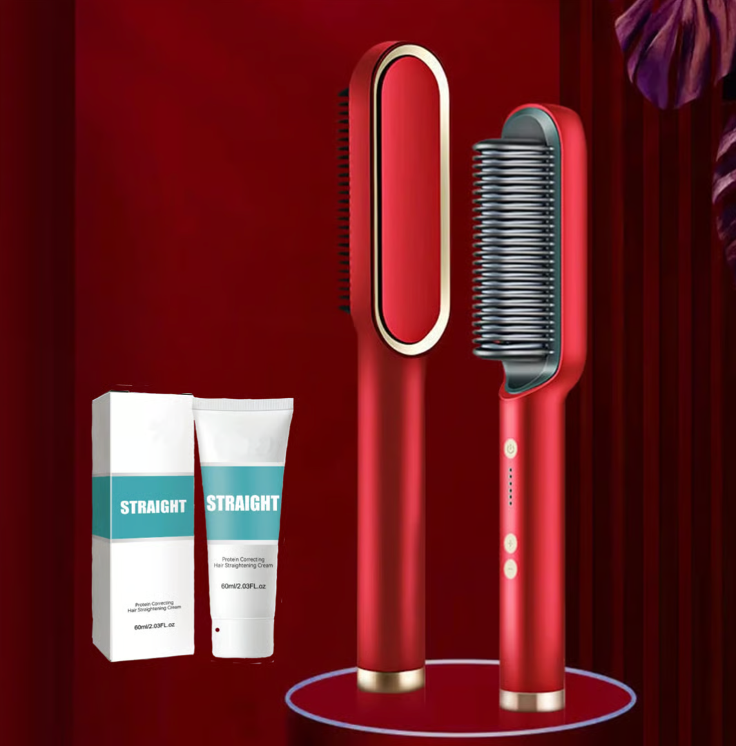 NovaGlide Styling Comb - Unlock Salon-Sleek, Frizz-Free, Healthy Hair in Just 5 Minutes 50 % OFF