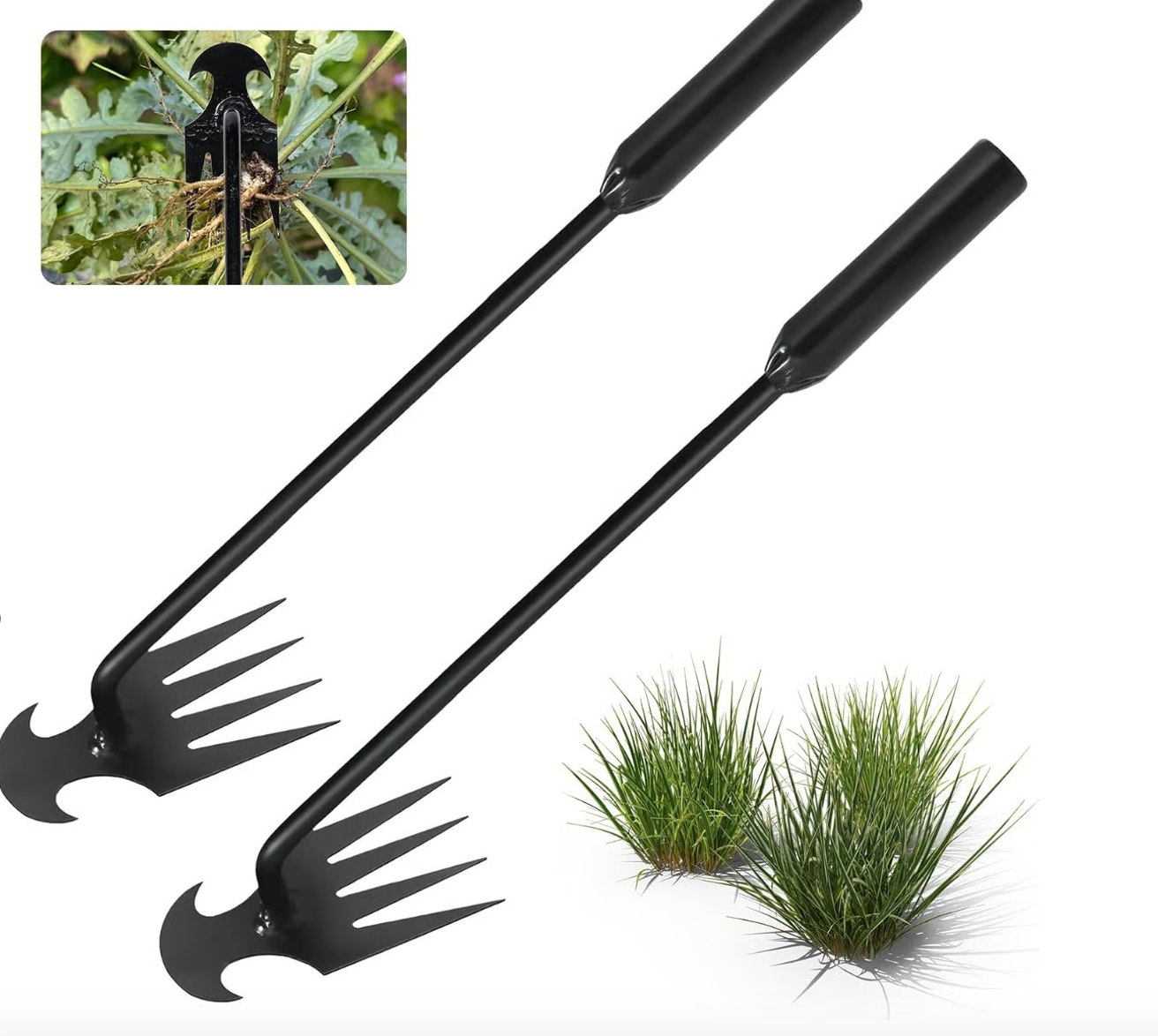RootVanish Pro Weeder (2-Pack) - Eradicate Weeds Effortlessly, Right From The Root, and Reclaim Your Beautiful Garden! 50 % OFF