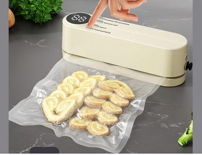 FreshPact Mini VacSealer - Seal Freshness In, Waste Out – Wirelessly, Anywhere! 60 % OFF