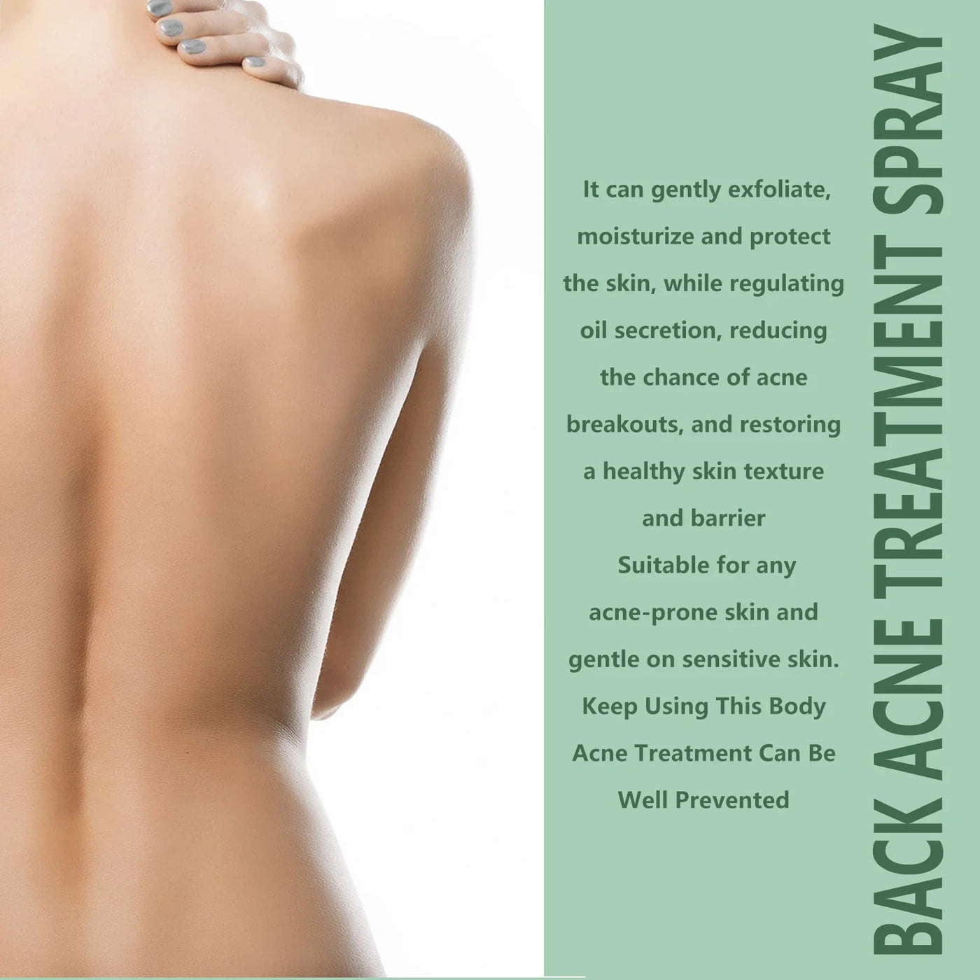 Back Acne Spray Fast-Acting Body Blemish Treatment for Women - Clear Skin Without the Harshness - 1+1 FREE