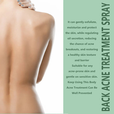 Back Acne Spray Fast-Acting Body Blemish Treatment for Women - Clear Skin Without the Harshness - 1+1 FREE