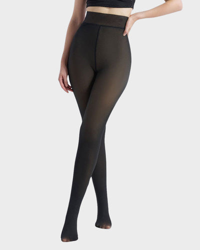 The SheerLuxe Fleece Tights - Wear Dresses in Winter + 50% OFF