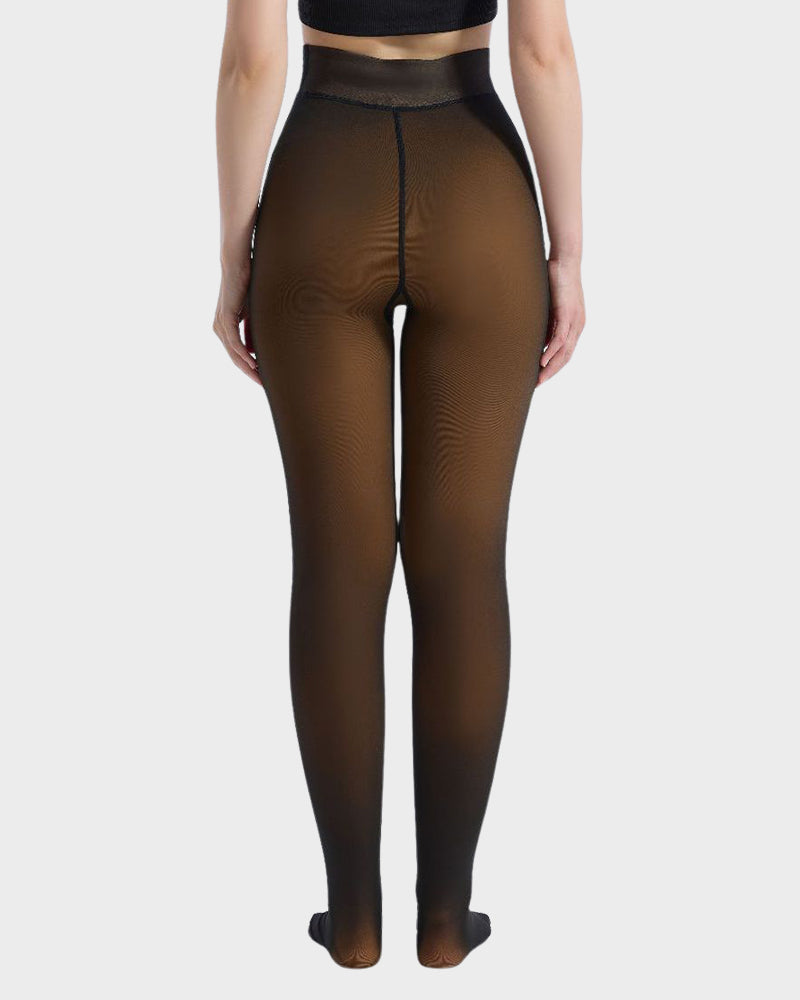 The SheerLuxe Fleece Tights - Wear Dresses in Winter + 50% OFF