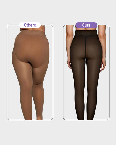 The SheerLuxe Fleece Tights - Wear Dresses in Winter + 50% OFF