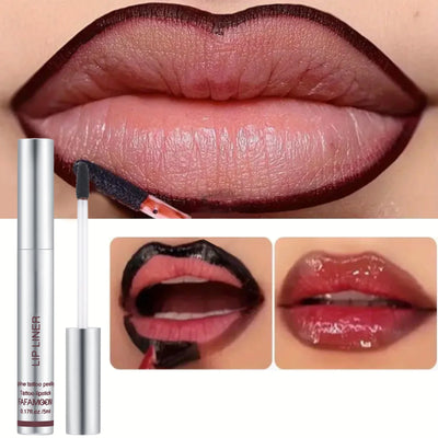Peel-Off Matte Lip Liner & Tint – Waterproof & Hydrating 6 Rich Shades - 50% OFF