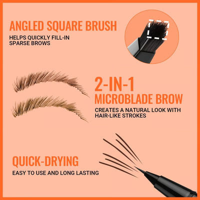 The 4D Brow & Liner Pen - Perfect Brows & Liner in One + 50% OFF