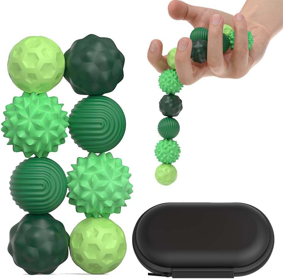 MagZen Orbs Magnetic Sensory Fidget Ball Set - Stress Relief Toy for Adults & Kids - 50% OFF