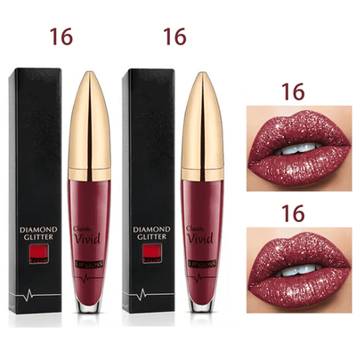 1 + 1 FREE - GlimmerMuse Diamond Lip Flip – Matte to Glitter Liquid Lipstick