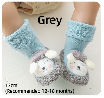 Baby Cartoon Plush Cotton Toddler Shoes – Keep Little Feet Warm, Safe & Adorable – 50% OFF