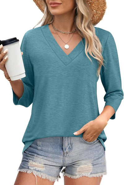 The Essential V-Neck Top - The Foundation of Every Outfit + 50% OFF