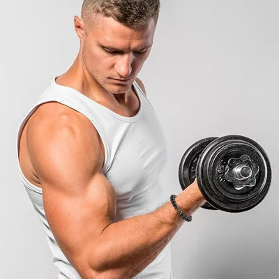 IronGrip Cuff Dumbbell-Inspired Fitness Bracelet - For Gym Lovers & Everyday Strength - 50% OFF