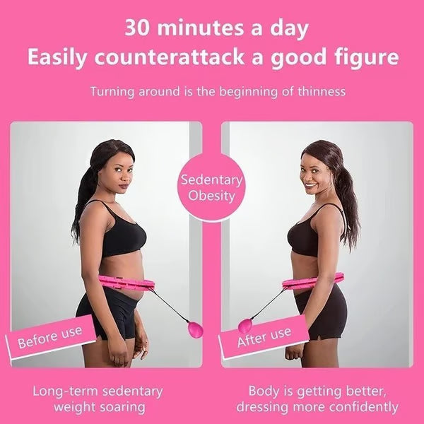 The Smart Fit Hoop - The Hula Hoop That Won't Fall + 50% OFF