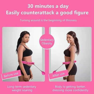 The Smart Fit Hoop - The Hula Hoop That Won't Fall + 50% OFF