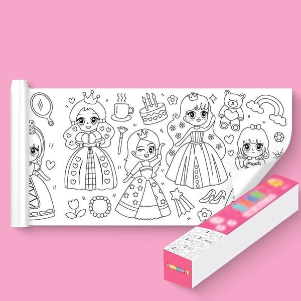 The WonderWall Drawing Roll - Screen-Free Fun, Mess-Free Walls + 50% OFF