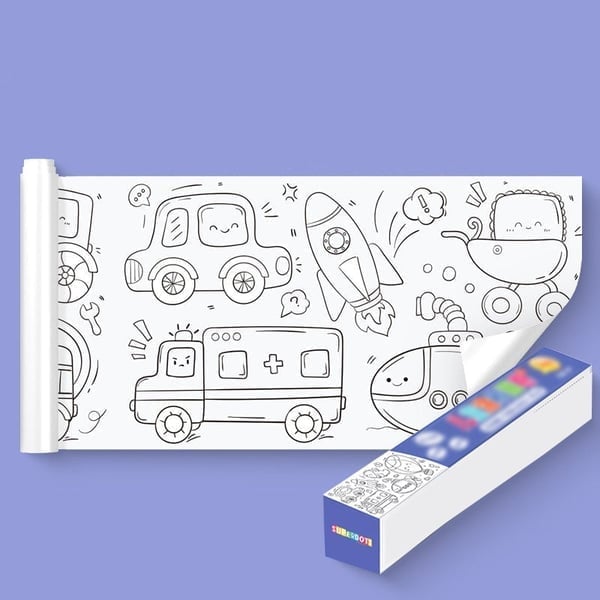 The WonderWall Drawing Roll - Screen-Free Fun, Mess-Free Walls + 50% OFF