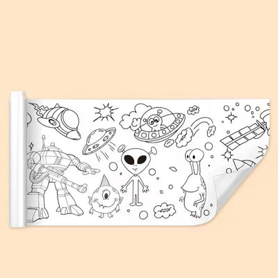 The WonderWall Drawing Roll - Screen-Free Fun, Mess-Free Walls + 50% OFF