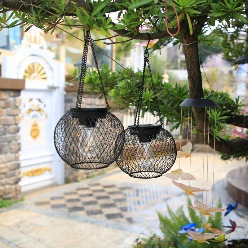 SunGlow Outdoor Solar Hanging Light – Illuminate Your Evenings with Eco-Friendly Elegance - 50% OFF