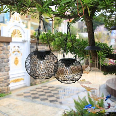 SunGlow Outdoor Solar Hanging Light – Illuminate Your Evenings with Eco-Friendly Elegance - 50% OFF