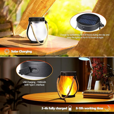 The EverFlame Solar Lantern - A Perfect Flame, Every Night + 50% OFF