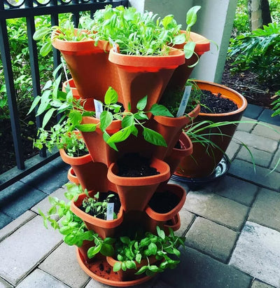 VertiGrow Stacking Planters – Grow More in Less Space - 50% OFF