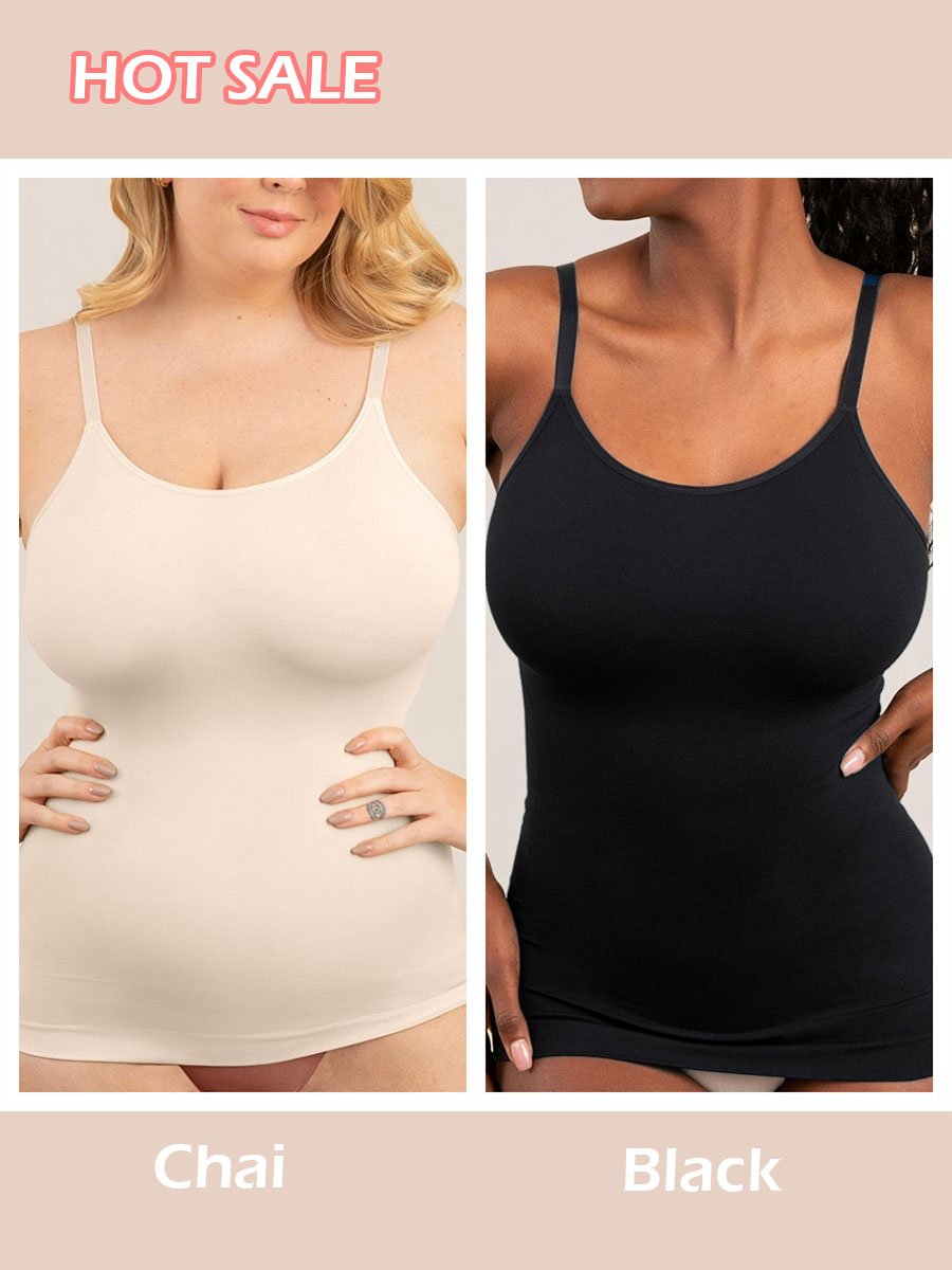 All Day Shaping Comfort Stretch Camisole - Seamless Tummy Control Tank - 50% OFF