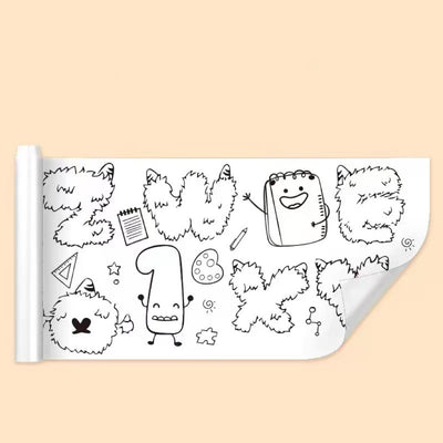 The WonderWall Drawing Roll - Screen-Free Fun, Mess-Free Walls + 50% OFF