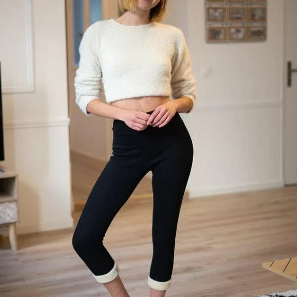 The Elegant Fleece Leggings - Warmth Without the Bulk - 50% OFF