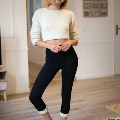 The Elegant Fleece Leggings - Warmth Without the Bulk - 50% OFF